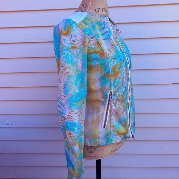 HARLEY-DAVIDSON Los Cabos White Mesh Functional Reflective Riding Jacket Sz S - Picture 7 of 16